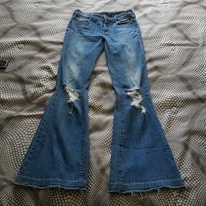 Flared jeans